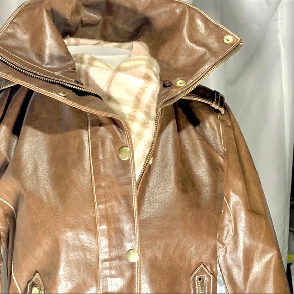 Leather Moto $300 a.n.a Coat Jacket - Picture 5 of 6